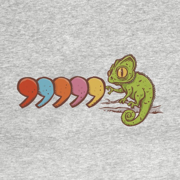 Comma Chameleon by kg07_shirts